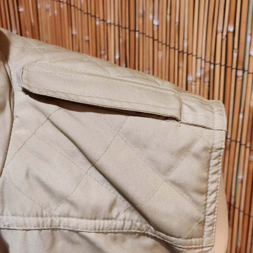 Gorpcore Utility Vest Cargo Pockets  Khaki Tan
